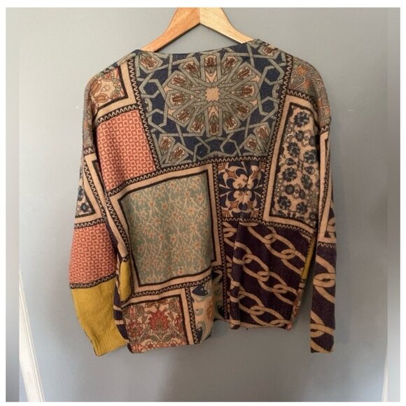 YESNO Women's Wool/Cotton Cardigan – Cozy Knit Sweater VG - Picture 6 of 7